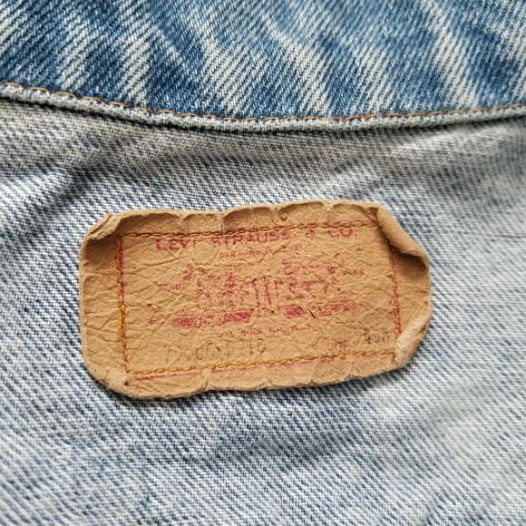 Levi's Trucker Jacket 80s Unicorn Rainbow Painted - Picture 8 of 8